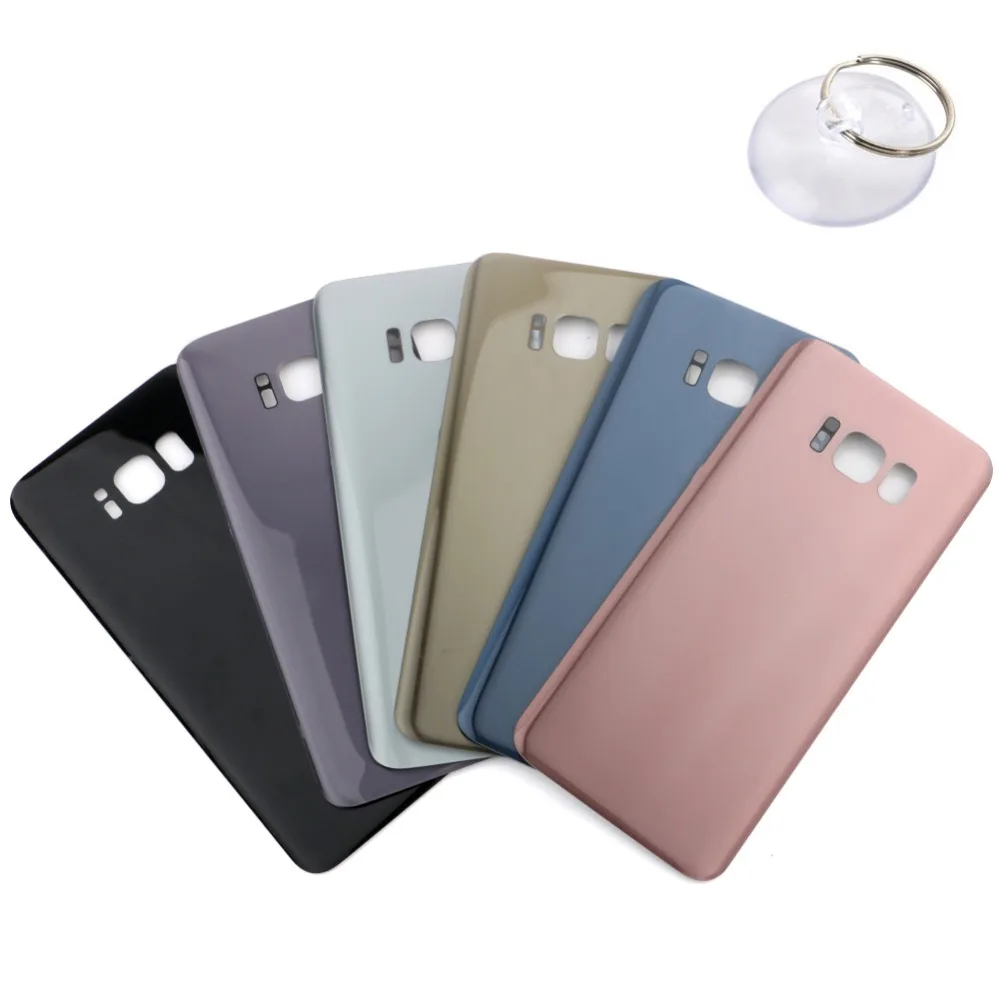 Back Housing Cover for Samsung Galaxy S8Plus S8+ 6.1"Battery Rear Door Case Replacement Battery Shell with Suction Cup Open Tool |