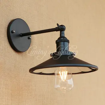Retro Edison Wall Sconce Loft Industrial Wall Lamp Iron Mirror Glass Shade Vintage Wall Light Fixture Indoor Lighting Metal
Retro Edison Wall Sconce Loft Industrial Wall Lamp Iron Mirror Glass Shade Vintage Wall Light Fixture Indoor Lighting Metal