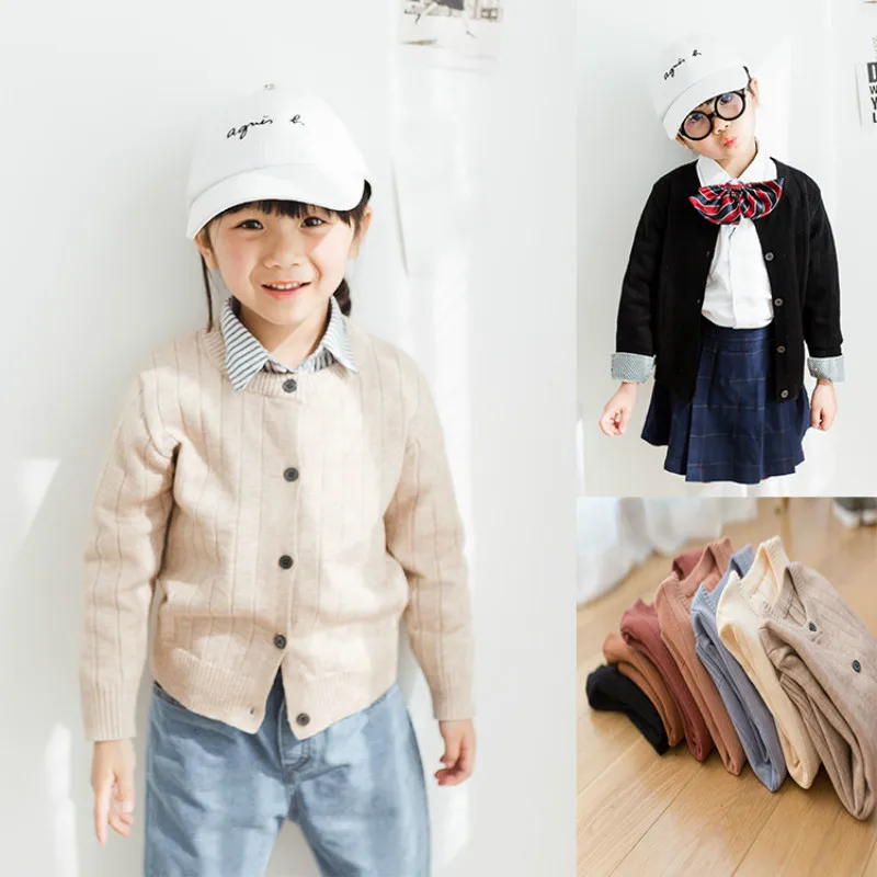 Girls Sweater New Style Autumn Winter Fashion Girls Sweater Children's Solid Color Knit Cardigan Casual Sweater Jacket T150AT
Girls Sweater New Style Autumn Winter Fashion Girls Sweater Children's Solid Color Knit Cardigan Casual Sweater Jacket T150AT