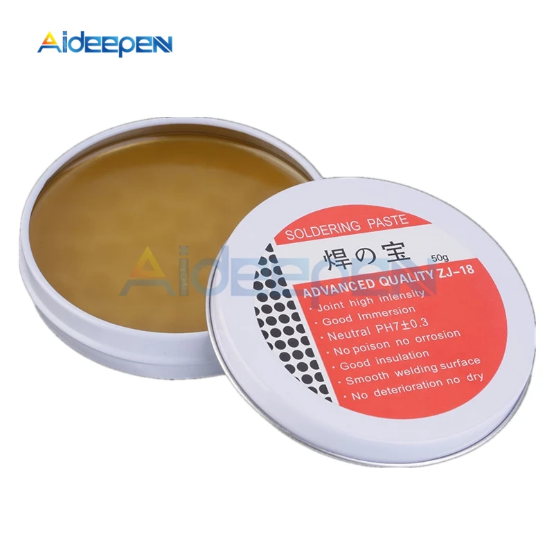 50g Soldering Paste Mild Rosin Environmental Soldering Paste Flux PCB IC Parts Welding Soldering Gel Tool For Metalworking
50g Soldering Paste Mild Rosin Environmental Soldering Paste Flux PCB IC Parts Welding Soldering Gel Tool For Metalworking