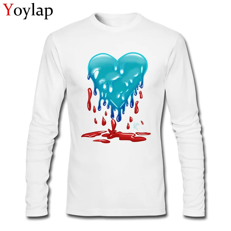 Unique T Shirt Designer O Neck metaBLEED Channel Emote 100% Cotton Boy Tops T Shirt Crazy Long Sleeve Tee Shirt Top Quality metaBLEED Channel Emote white