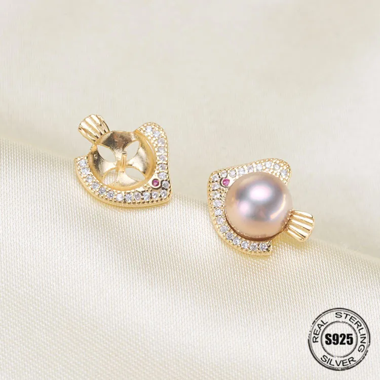 HOT High Quality 925 Sterling Silver Stud Earrings Settings DIY Pearl Earring Hooks Findings Women's Jewelry Making Accessories
HOT High Quality 925 Sterling Silver Stud Earrings Settings DIY Pearl Earring Hooks Findings Women's Jewelry Making Accessories