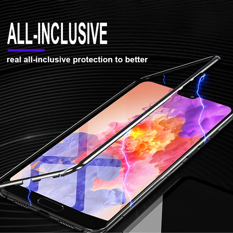 Luxury 360 Degree Protective Magnet Case On The For Huawei P20 Pro P20 Shockproof Glass Case For Huawei P20 Lite Bumper Case
Luxury 360 Degree Protective Magnet Case On The For Huawei P20 Pro P20 Shockproof Glass Case For Huawei P20 Lite Bumper Case