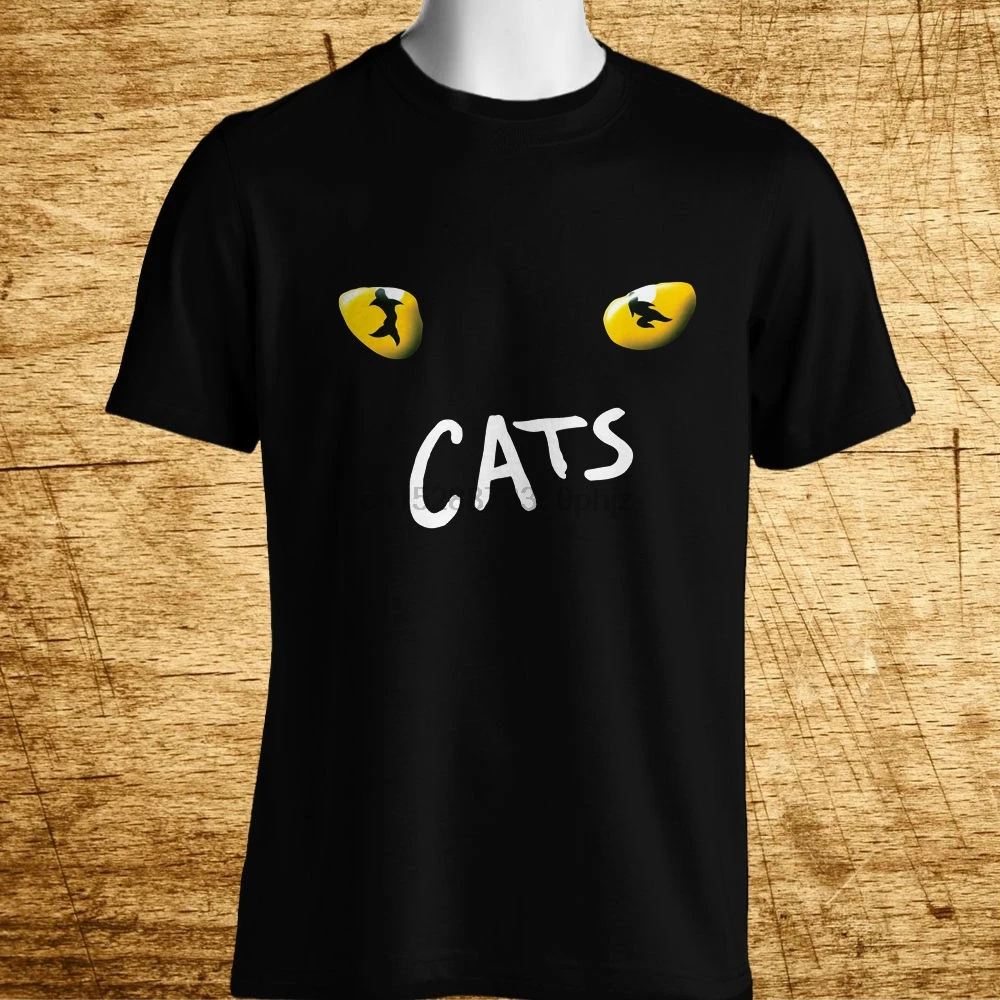 New CATS Broadway Musical Show Logo Short Sleeve Men Black T-Shirt Size Cool Casual pride t shirt men Unisex Fashion tshirt
New CATS Broadway Musical Show Logo Short Sleeve Men Black T-Shirt Size Cool Casual pride t shirt men Unisex Fashion tshirt