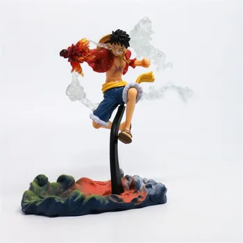 One Piece Monkey D Luffy Battle Ver. Straw Hat Pirates Zero Boxed PVC Action Figure Collection Eiichiro Oda Model Toy Gift L1221