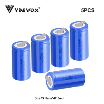 1500mAh SC Ni-CD 1.2V Power tool Battery cells Subc Rechargeable batteries for Black&Decker Bosch Robot Accumulator Makita AEG
1500mAh SC Ni-CD 1.2V Power tool Battery cells Subc Rechargeable batteries for Black&Decker Bosch Robot Accumulator Makita AEG