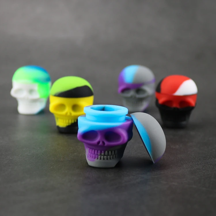 5pcs/lot Skull Shape 3ML Non-stick Silicone Container Food Grade Small Rubber Jars Dab Tool Oil Holder Mini Wax Weed Storage
5pcs/lot Skull Shape 3ML Non-stick Silicone Container Food Grade Small Rubber Jars Dab Tool Oil Holder Mini Wax Weed Storage