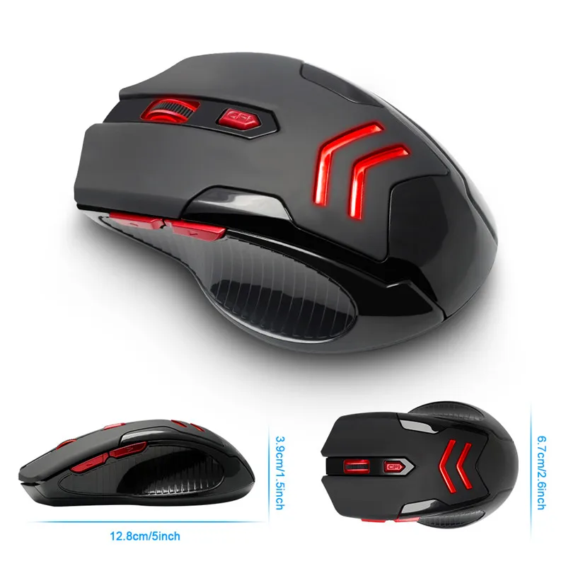 USB Wireless mouse 6 Buttons Adjustable USB Receiver Optical Computer Mouse 2.4GHz Ergonomic Mice For Laptop PC Mouse
USB Wireless mouse 6 Buttons Adjustable USB Receiver Optical Computer Mouse 2.4GHz Ergonomic Mice For Laptop PC Mouse
