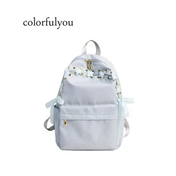 Cute Ribbon Nylon Backpack Women Men Bow Travel Schoolbag Campus Student Satchel Tablet PC Flat PC Bag Large Capacity Waterproof
Cute Ribbon Nylon Backpack Women Men Bow Travel Schoolbag Campus Student Satchel Tablet PC Flat PC Bag Large Capacity Waterproof