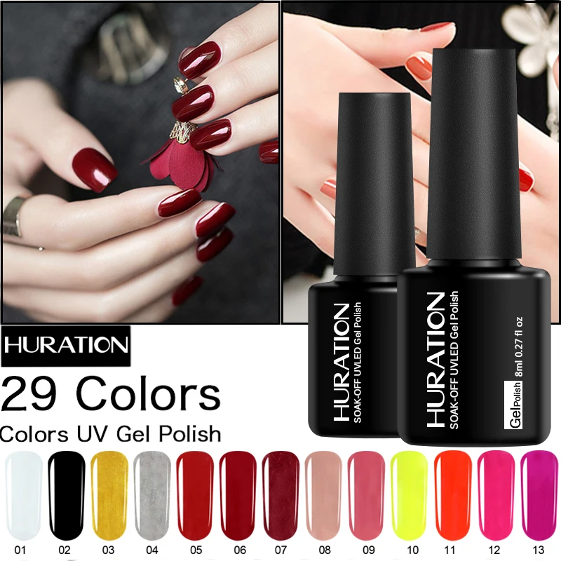 Huration Gel Varnish Semi Permanent Primer Nude 8ML Gellak Off White Pure Colors UV Gel LED Nail Gel Polish Lacquer Nail Art
Huration Gel Varnish Semi Permanent Primer Nude 8ML Gellak Off White Pure Colors UV Gel LED Nail Gel Polish Lacquer Nail Art