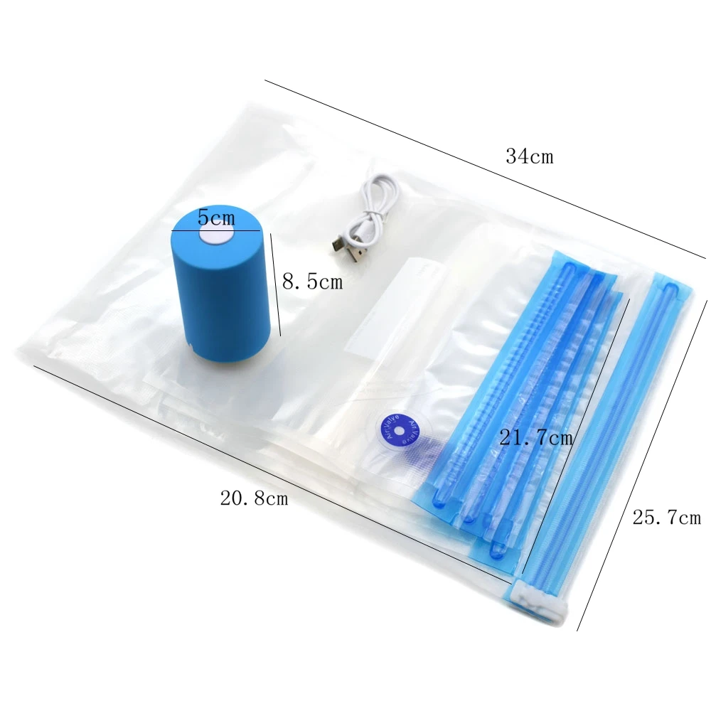 Fresh-Seal-Vac-Mini-Vacuum-Sealer-Machine-for-Food-Preservation-with-4-Vacuum-Storage-Bags-USB (3)