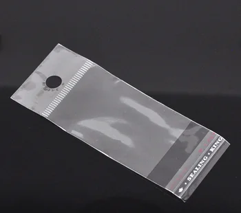 Wholesale 200PCs Clear Self Adhesive Seal Plastic Package Bags W/Hole 10x4cm Usable Space 6x4cm
Wholesale 200PCs Clear Self Adhesive Seal Plastic Package Bags W/Hole 10x4cm Usable Space 6x4cm