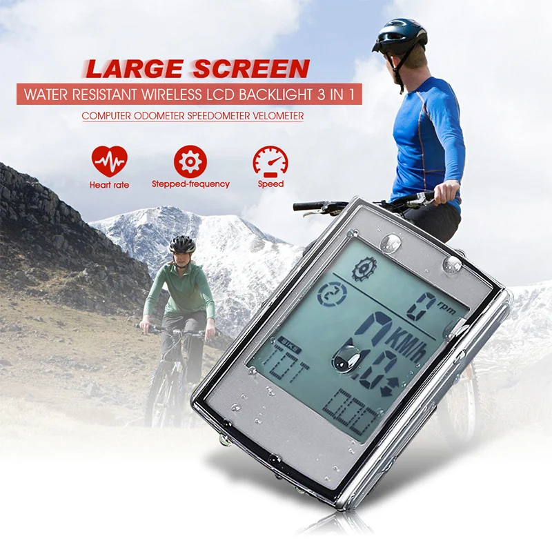 Heart rate monitoring bike computer wireless speedometer bicycle velocimetro velo gps bike velocimetro odometro computer
Heart rate monitoring bike computer wireless speedometer bicycle velocimetro velo gps bike velocimetro odometro computer