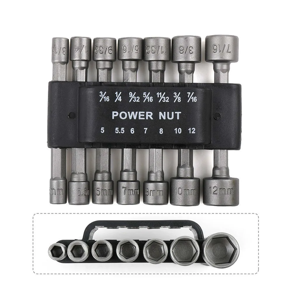14pcs/set Hex Socket Sleeve Nozzles Magnetic Nut Driver Set Drill Bit Adapter Power Tools Kit Hex Sleeve Driver Set
14pcs/set Hex Socket Sleeve Nozzles Magnetic Nut Driver Set Drill Bit Adapter Power Tools Kit Hex Sleeve Driver Set