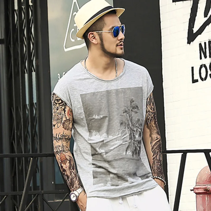 2017 Summer New Men White Printed Landscape Tank Tops Men Fashion Sleeveless Cotton Casual Hot Sale Men Slim Tank Tops
2017 Summer New Men White Printed Landscape Tank Tops Men Fashion Sleeveless Cotton Casual Hot Sale Men Slim Tank Tops