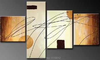 Hot New Yellow Modern Music Sun Line Letter Oil Painting On Canvas Abstract 4 Panel Sets Home Wall Arts Decor For Living Room
Hot New Yellow Modern Music Sun Line Letter Oil Painting On Canvas Abstract 4 Panel Sets Home Wall Arts Decor For Living Room