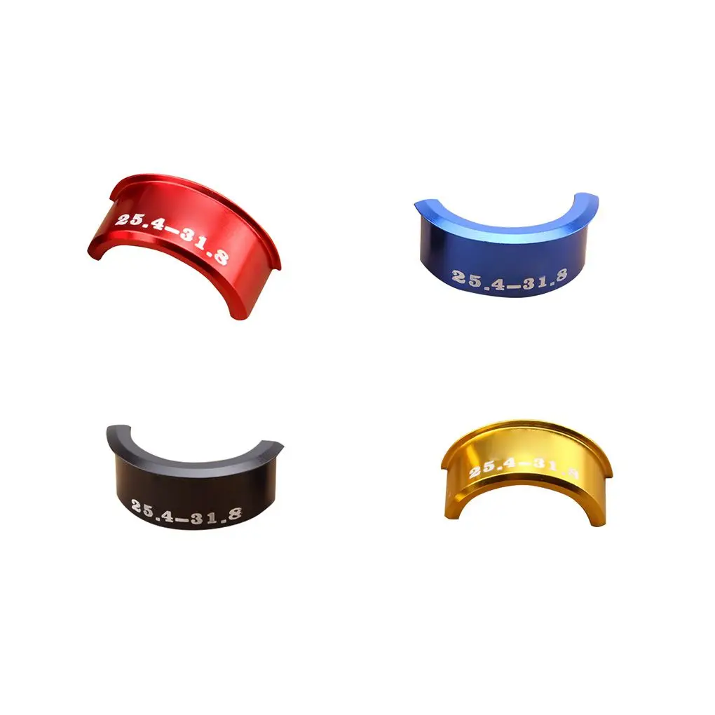 4pcs/ 1 Set Aluminium Alloy Bicycle Handlebar Shims 25.4mm to 31.8mm Mountain Bike Conversions
4pcs/ 1 Set Aluminium Alloy Bicycle Handlebar Shims 25.4mm to 31.8mm Mountain Bike Conversions