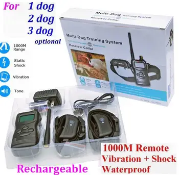50set/lot*1000M 100LV Electric Rechargeable Waterproof Dog Pet Training Collar trainer with LCD Display Shock Vibrate Products
50set/lot*1000M 100LV Electric Rechargeable Waterproof Dog Pet Training Collar trainer with LCD Display Shock Vibrate Products