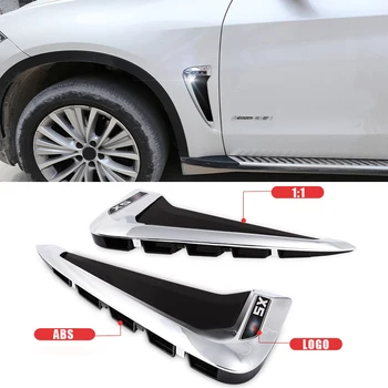 Car Styling Air Flow Fender ABS Side Wing Intake Vent Covers For BMW X5 F15 X5M LOGO 2014 2015 2016 2017
Car Styling Air Flow Fender ABS Side Wing Intake Vent Covers For BMW X5 F15 X5M LOGO 2014 2015 2016 2017