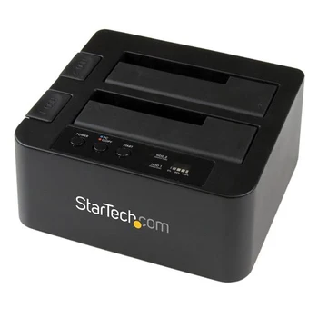 StarTech.com eSATA / USB 3.0 Hard Drive Duplicator Dock – Standalone HDD Cloner with SATA 6Gbps for fast-speed duplication
StarTech.com eSATA / USB 3.0 Hard Drive Duplicator Dock – Standalone HDD Cloner with SATA 6Gbps for fast-speed duplication