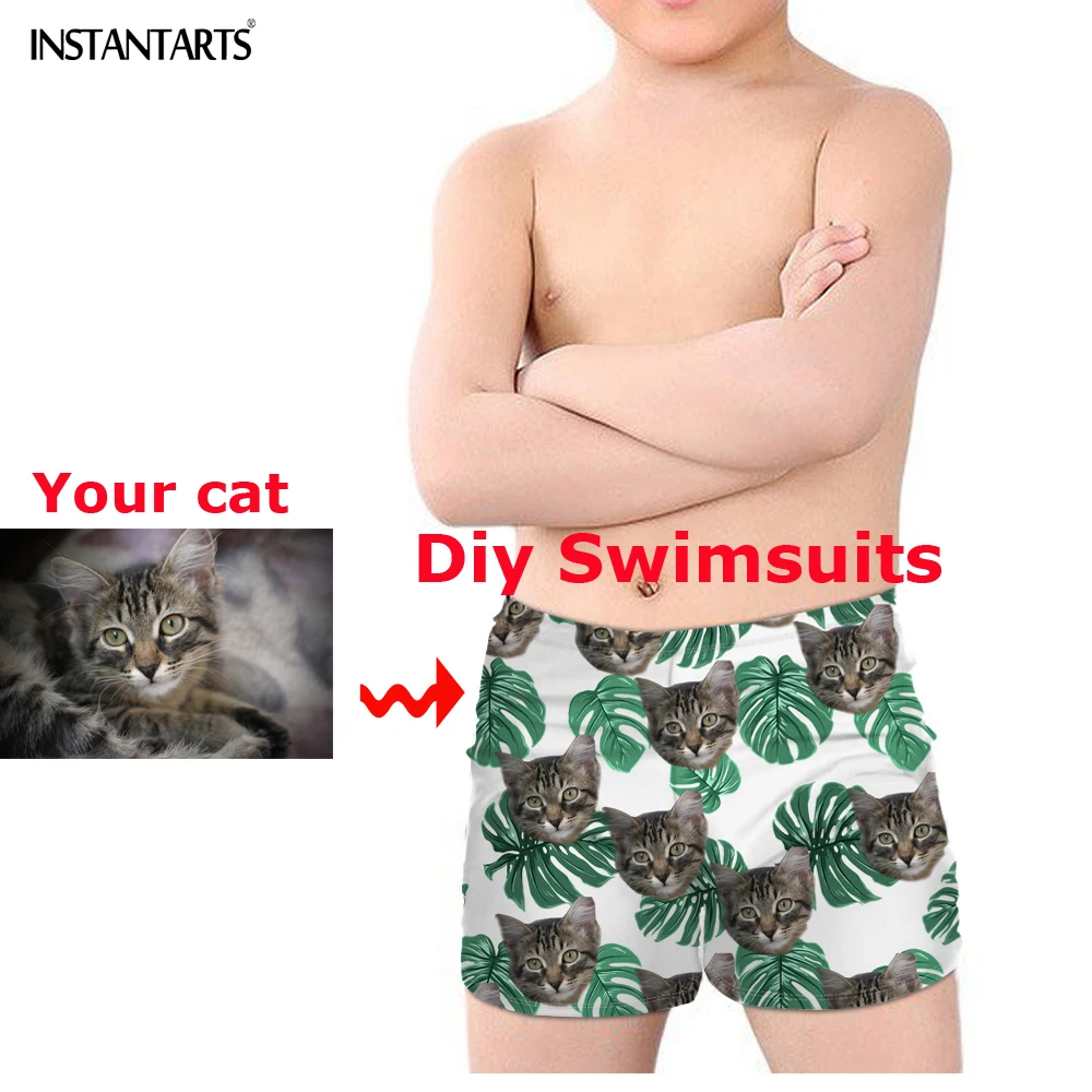 INSTANTARTS Kids' Summer Swimsuits Cute Customized Cat/Kitten Printing Boys Bathing Swimming Trunks Children Sports Swimwear
INSTANTARTS Kids' Summer Swimsuits Cute Customized Cat/Kitten Printing Boys Bathing Swimming Trunks Children Sports Swimwear