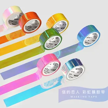 Reflective Rainbow Color Washi Tape Diy Decorative Scrapbooking Masking Tape Adhesive Label Sticker Tape Stationery
Reflective Rainbow Color Washi Tape Diy Decorative Scrapbooking Masking Tape Adhesive Label Sticker Tape Stationery