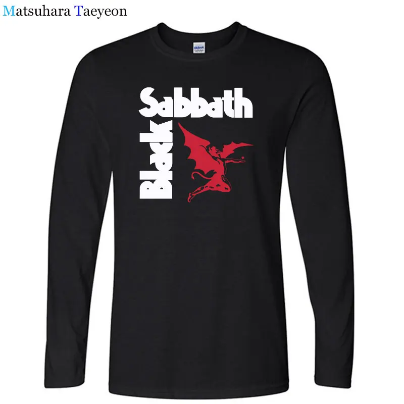 Fashion Black Sabbath T Shirt Men Heavy Metal Rock Band T Shirt Long Sleeve Cotton Men's Clothing Tees Top T157
Fashion Black Sabbath T Shirt Men Heavy Metal Rock Band T Shirt Long Sleeve Cotton Men's Clothing Tees Top T157