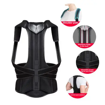 Unisex Posture Corrector for Adults Back Shoulder Support Belts Corset with Adjustable Straps Brace Support
Unisex Posture Corrector for Adults Back Shoulder Support Belts Corset with Adjustable Straps Brace Support