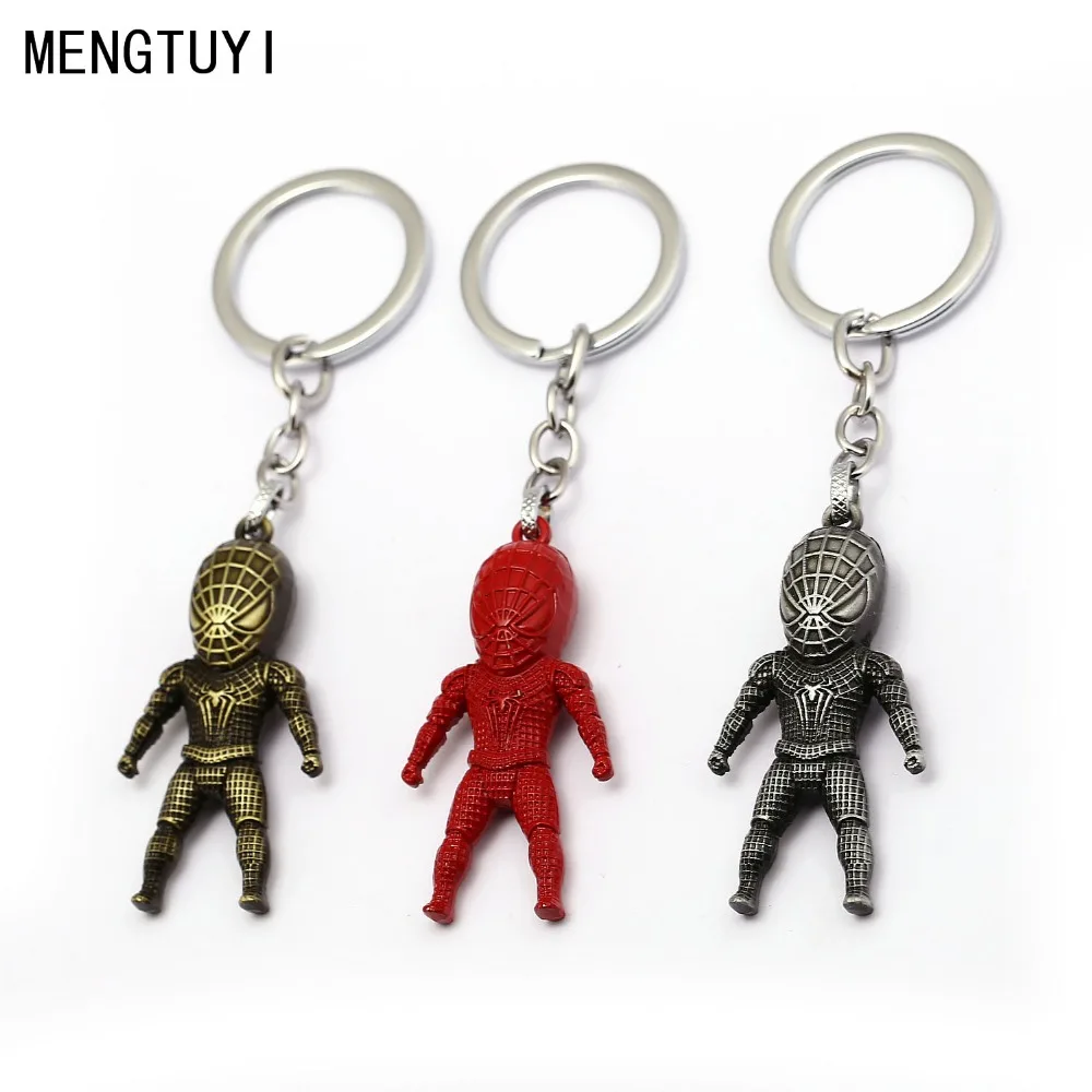 New The Avengers Spider Man Keychain Supermen Metal 3 Colors Bronze Key Chain Ring Chaveiro Llavevos Accessory Boy Girl Gift
New The Avengers Spider Man Keychain Supermen Metal 3 Colors Bronze Key Chain Ring Chaveiro Llavevos Accessory Boy Girl Gift