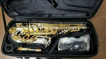 Jupiter JAS 1100SG New Eb Alto Saxophone Brass Nickel Plated Body Gold Lacquer Key E-flat Music Instruments Sax Free Shipping
Jupiter JAS 1100SG New Eb Alto Saxophone Brass Nickel Plated Body Gold Lacquer Key E-flat Music Instruments Sax Free Shipping
