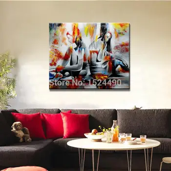 Hand Painted Modern Thick Textured Abstract Nude Girls Oil Paintings On Canvas Wall Art Pictures For Living Room Wall Decoration
Hand Painted Modern Thick Textured Abstract Nude Girls Oil Paintings On Canvas Wall Art Pictures For Living Room Wall Decoration