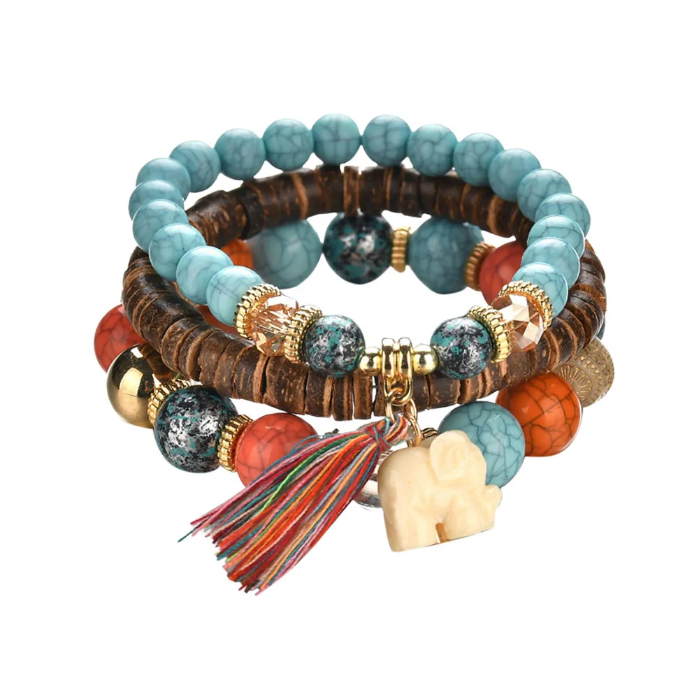 Wooden beads Bracelets for Women Vintage Bracelet Female Jewelry Tassel Natural Stone Charms Wristband Gift pulseira feminina
Wooden beads Bracelets for Women Vintage Bracelet Female Jewelry Tassel Natural Stone Charms Wristband Gift pulseira feminina
