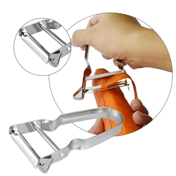 Stainless Steel Carrot Potato Fruit Peeler Carrot Grater Julienne Cutter Parer Vegetable Kitchen Cooking Tool
Stainless Steel Carrot Potato Fruit Peeler Carrot Grater Julienne Cutter Parer Vegetable Kitchen Cooking Tool