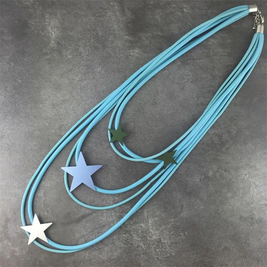 NEW Statement Long Muted Geo Abstract Quirky Necklace Rubber Lightweight Metal Casual Style Fashion Jewelry
NEW Statement Long Muted Geo Abstract Quirky Necklace Rubber Lightweight Metal Casual Style Fashion Jewelry