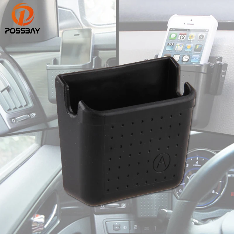 POSSBAY Black Universal Car Outlet Vent Seat Back Tidy Storage Box Phone Coin Cards Key Glasses Organizer Handing Holder
POSSBAY Black Universal Car Outlet Vent Seat Back Tidy Storage Box Phone Coin Cards Key Glasses Organizer Handing Holder