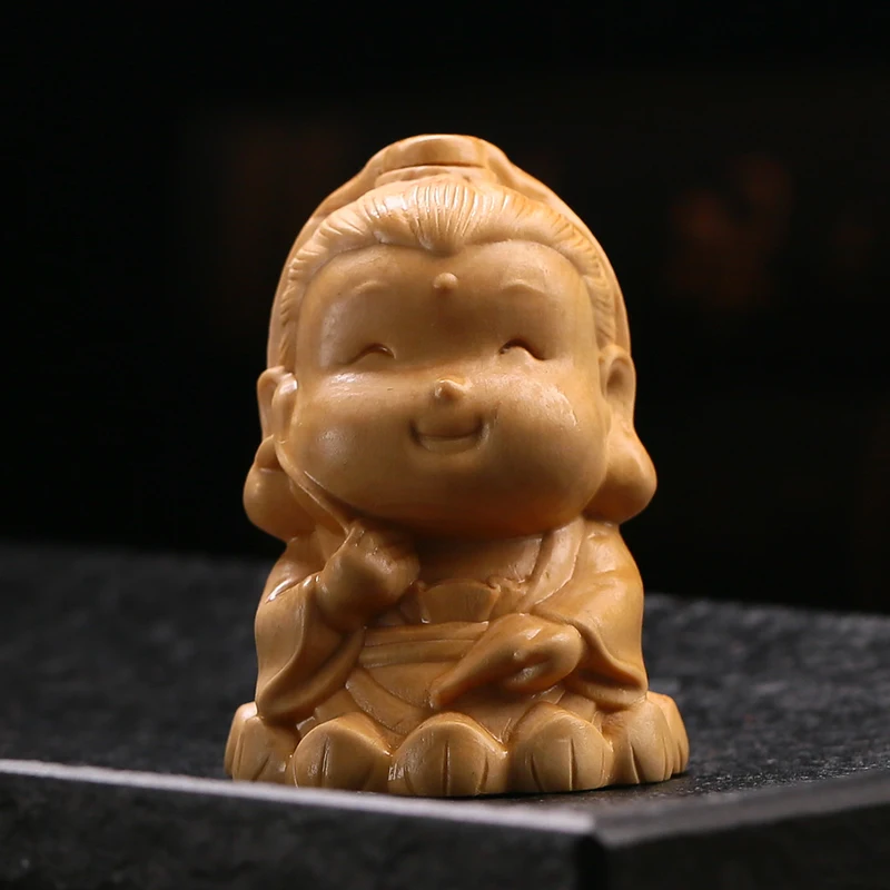 6cm lovely carving Buddha statue pendant huangyang wood craft Guanyin Bodhisattva car character decoration
6cm lovely carving Buddha statue pendant huangyang wood craft Guanyin Bodhisattva car character decoration
