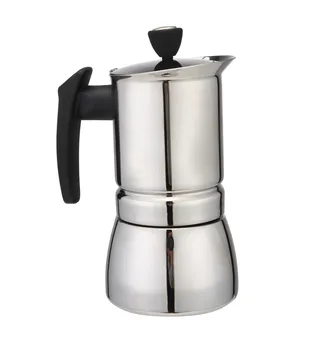 AMYAMY Stainless Steel Moka Stovetop Espresso Coffee Maker Latte Percolator Stove Espresso Maker Pot New 300 ML 6 Cup
AMYAMY Stainless Steel Moka Stovetop Espresso Coffee Maker Latte Percolator Stove Espresso Maker Pot New 300 ML 6 Cup