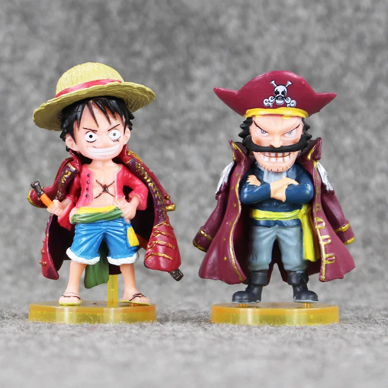 8cm 2pcs/lot Anime One Piece Monkey D Luffy & Gol D Roger PVC action Figure Model Toys Doll
8cm 2pcs/lot Anime One Piece Monkey D Luffy & Gol D Roger PVC action Figure Model Toys Doll