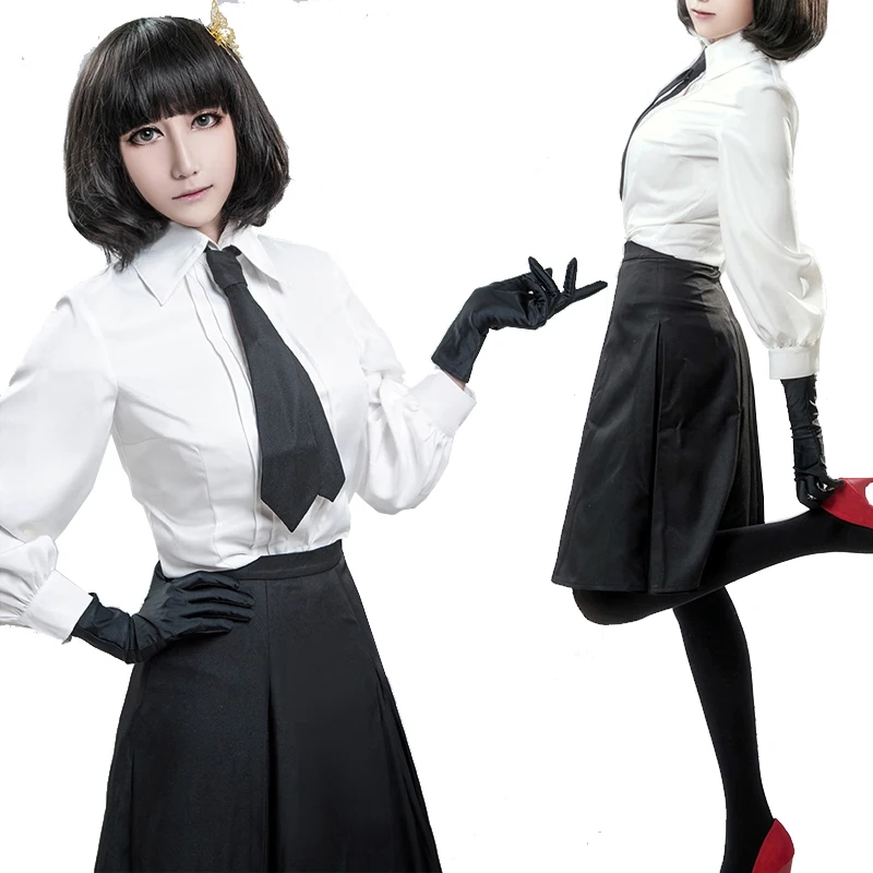 Anime Bungo Stray Dogs Member Akiko Yosano Cosplay Costumes Shirt & Skirt & Tie & Gloves School Uniform Suit Wig
Anime Bungo Stray Dogs Member Akiko Yosano Cosplay Costumes Shirt & Skirt & Tie & Gloves School Uniform Suit Wig