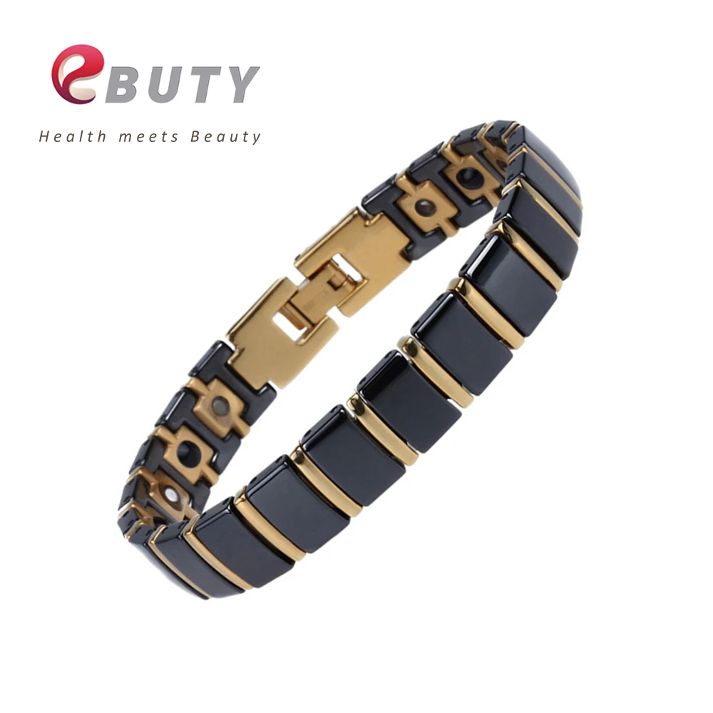 EBUTY Female Jewelry Bracelets Ceramic Fashion Energy Bangle Magnet Bracelet Germanium Stone Health Gift with Box
EBUTY Female Jewelry Bracelets Ceramic Fashion Energy Bangle Magnet Bracelet Germanium Stone Health Gift with Box
