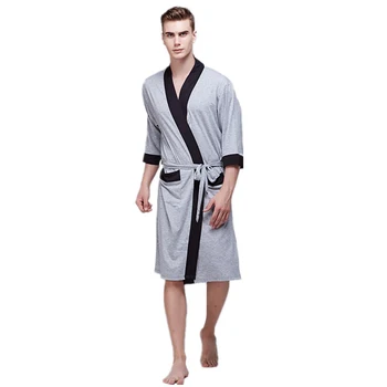 2020 New Style Men Robe Summer Modal Sleepwear Pajama Half Sleeve Kimono Bathrobe Gown Nightgown Leisure Home Wear Nightwear
2020 New Style Men Robe Summer Modal Sleepwear Pajama Half Sleeve Kimono Bathrobe Gown Nightgown Leisure Home Wear Nightwear