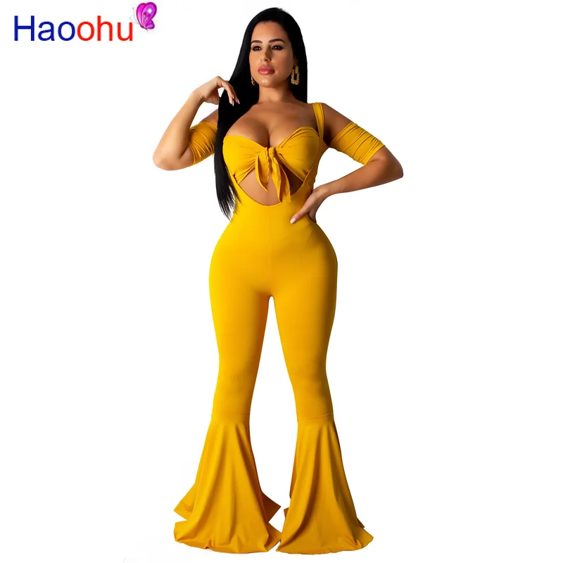 HAOOHU Neon Yellow Two Piece Tracksuit Women Clothes Bow Tie Crop Top And Flare Jumpsuit Sweat Suits Casual 2 Piece Matching Set
HAOOHU Neon Yellow Two Piece Tracksuit Women Clothes Bow Tie Crop Top And Flare Jumpsuit Sweat Suits Casual 2 Piece Matching Set