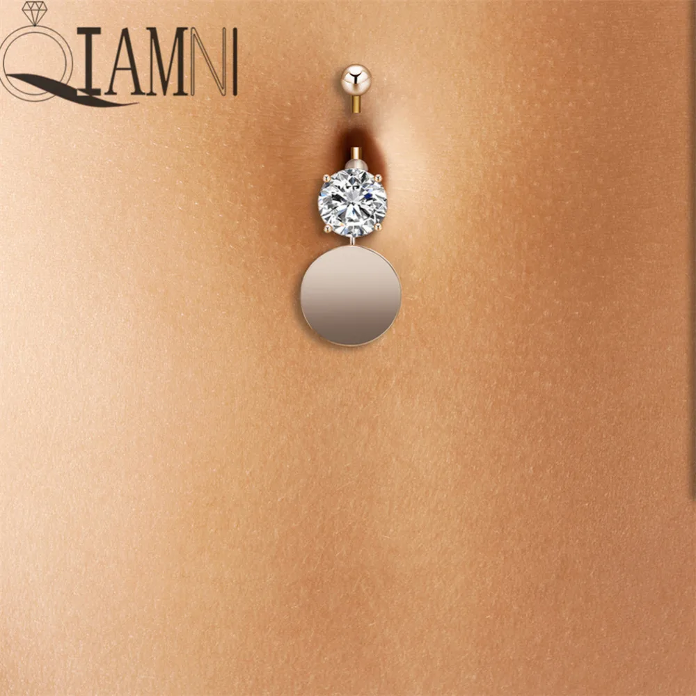 QIAMNI Surgical Steel Sexy Geometry Round Dangle Piercing Bar Navel Belly Button Crystal Circle Barbell Ring Beach Body Jewelry
QIAMNI Surgical Steel Sexy Geometry Round Dangle Piercing Bar Navel Belly Button Crystal Circle Barbell Ring Beach Body Jewelry