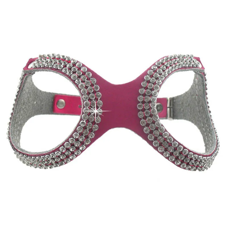 Durable Leather Belt Dog Harness No-pull Adjustable Crystal Diamond Rhinestone Safety Walking Harness For Small Medium Size Dogs
Durable Leather Belt Dog Harness No-pull Adjustable Crystal Diamond Rhinestone Safety Walking Harness For Small Medium Size Dogs