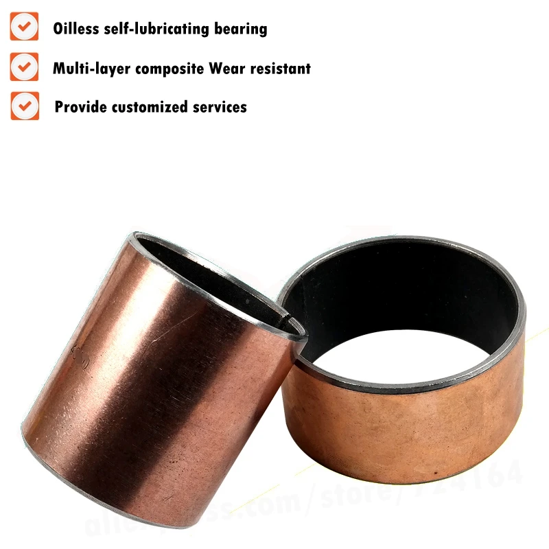 SF-1 0505 0506 0508 0510 0604 0605 0606 0608 SF1 SF1- SF Self Lubricating Composite Bearing Bushing Sleeve Oil free Sliding
SF-1 0505 0506 0508 0510 0604 0605 0606 0608 SF1 SF1- SF Self Lubricating Composite Bearing Bushing Sleeve Oil free Sliding