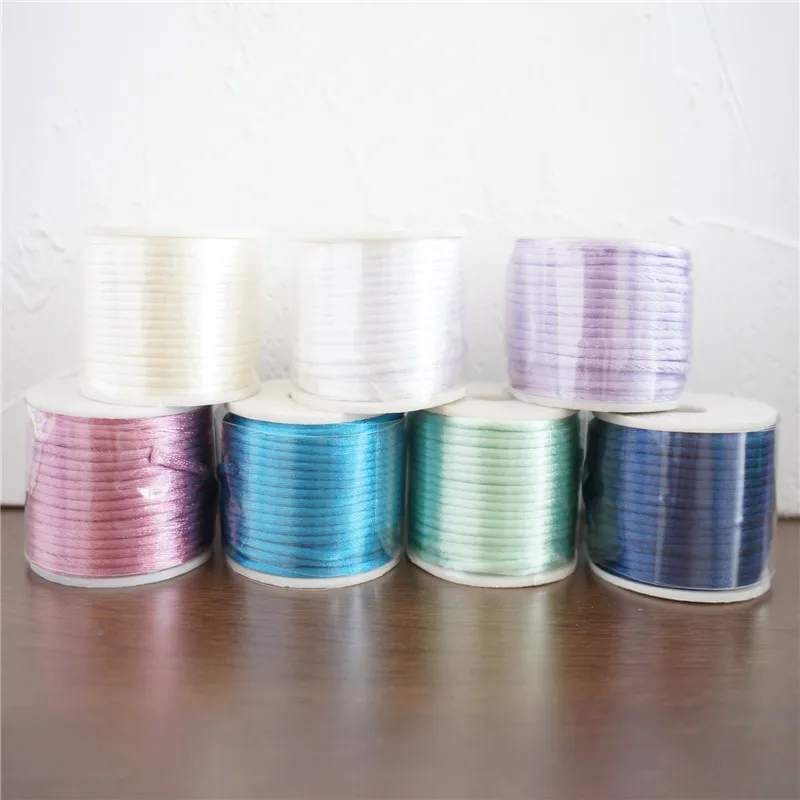 new 28colors 2mmX30m/roll Strong Braided Macrame Silk Satin Nylon Cord Rope DIY Making Findings Beading Thread Wire 2mm
new 28colors 2mmX30m/roll Strong Braided Macrame Silk Satin Nylon Cord Rope DIY Making Findings Beading Thread Wire 2mm