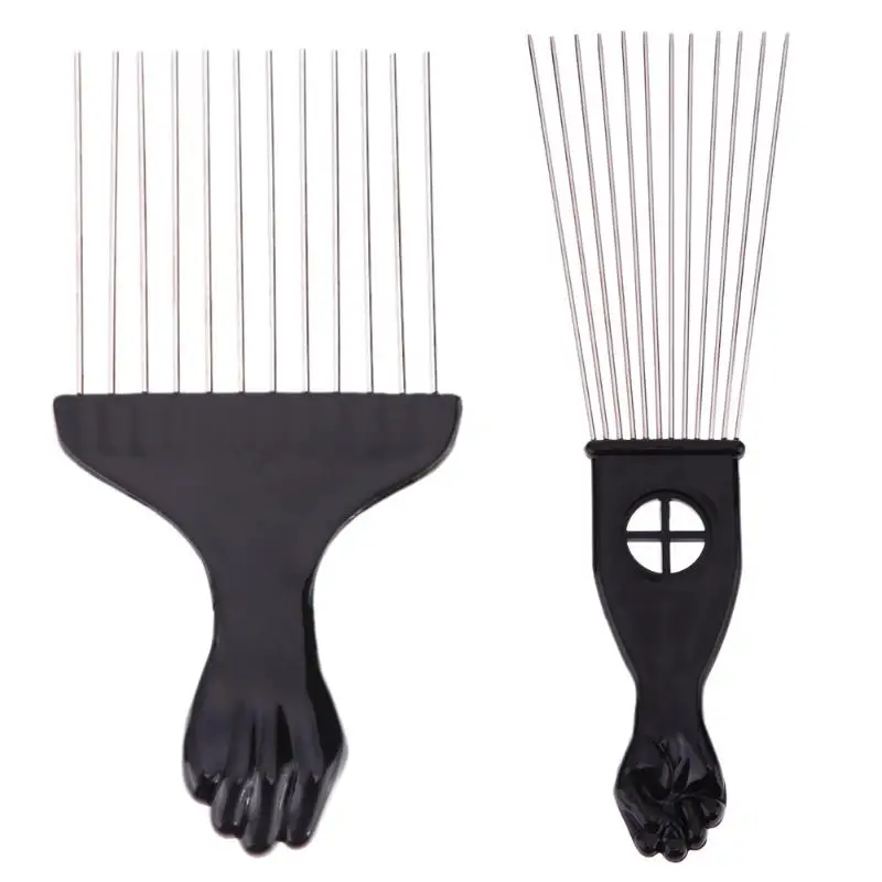 Professional Hair styling comb Salon Metal Comb African Pick Comb DIY hairstyle Combs Black S L
Professional Hair styling comb Salon Metal Comb African Pick Comb DIY hairstyle Combs Black S L