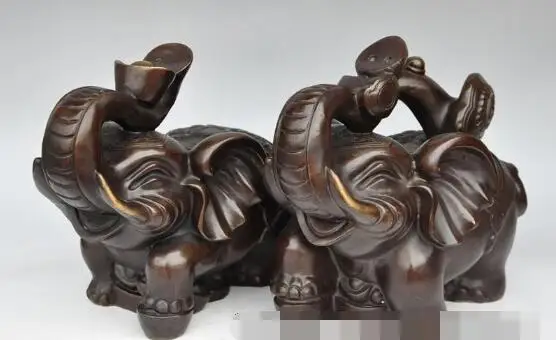 S4946 11"chinese bronze wealth money coin ingot ruyi animal elephant lucky statue pair discount 30% (C0324)
S4946 11"chinese bronze wealth money coin ingot ruyi animal elephant lucky statue pair discount 30% (C0324)