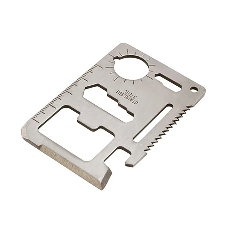 11 in 1 Multifunction Credit Card Beer Bottle Opener Stainless Steel Credit Card Shaped Bottle Opener Kitchen Tool Accessory
11 in 1 Multifunction Credit Card Beer Bottle Opener Stainless Steel Credit Card Shaped Bottle Opener Kitchen Tool Accessory