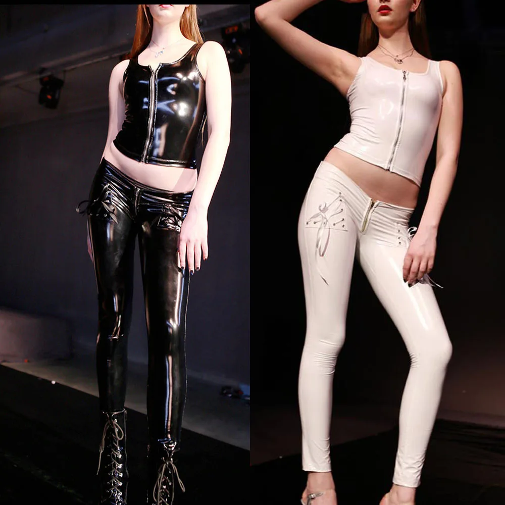 Wetlook Sexy Latex Bondage Gothic Punk Rock Pantalon Femme Streetwear Leather Pants Plus Size Women Leggings XXL Fitness Legging
Wetlook Sexy Latex Bondage Gothic Punk Rock Pantalon Femme Streetwear Leather Pants Plus Size Women Leggings XXL Fitness Legging